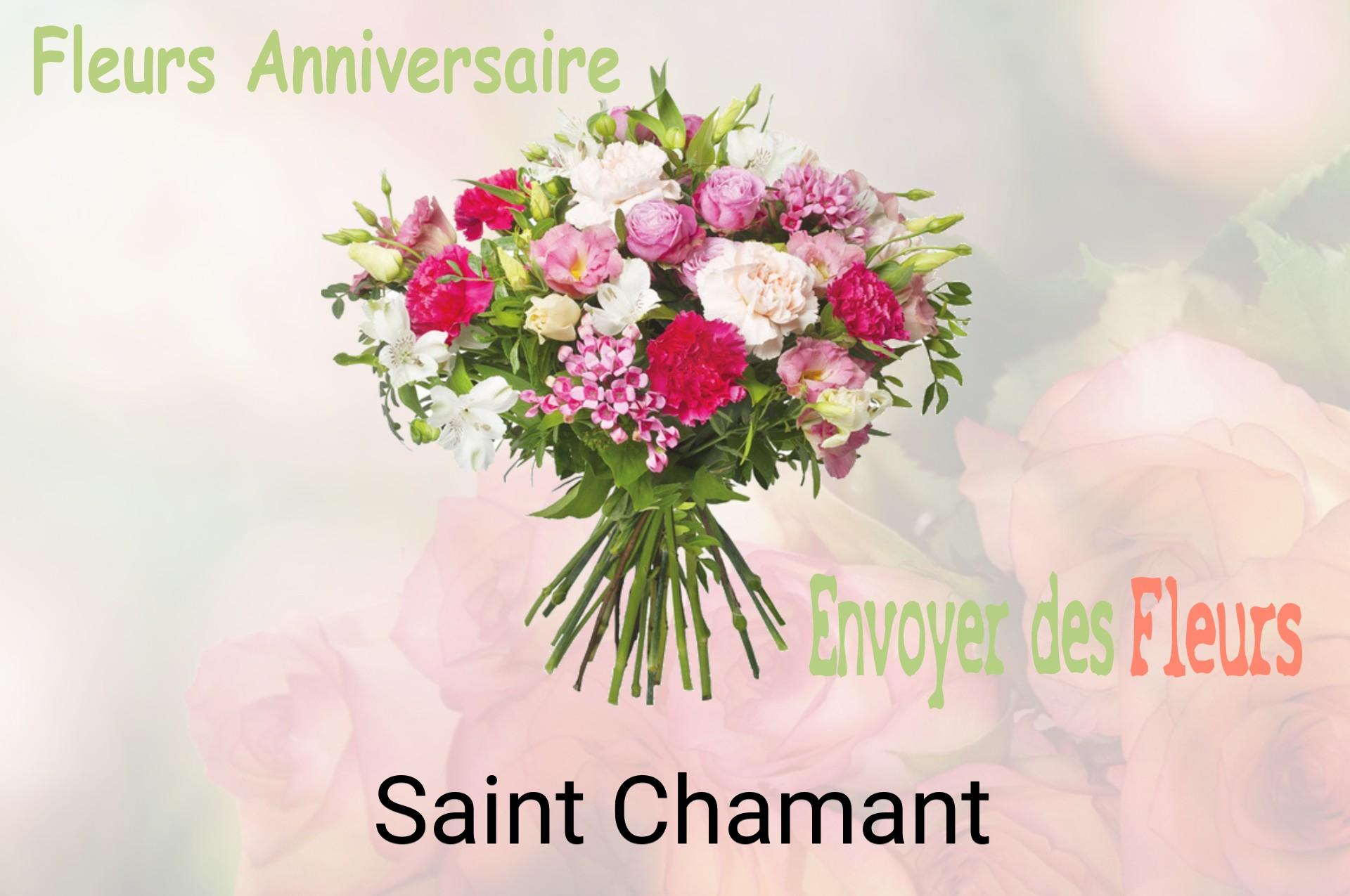 Bouquet de fleurs d’anniversaire livré à Saint-Chamant